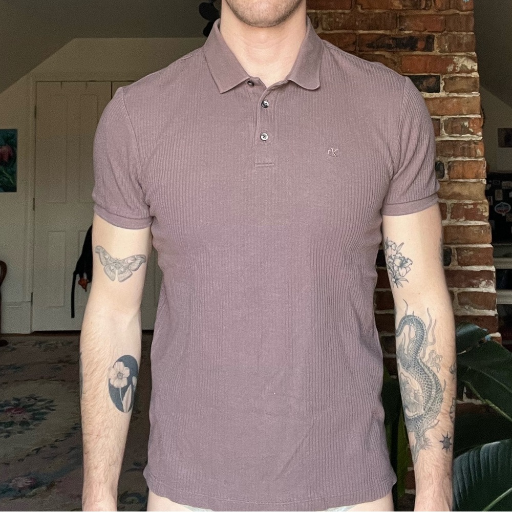 CK Purple Polo Shirt